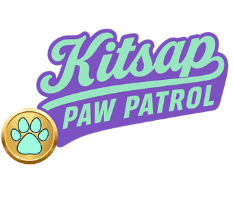 Kitsap Paw Patrol logo – professional dog waste removal service in Kitsap County, WA